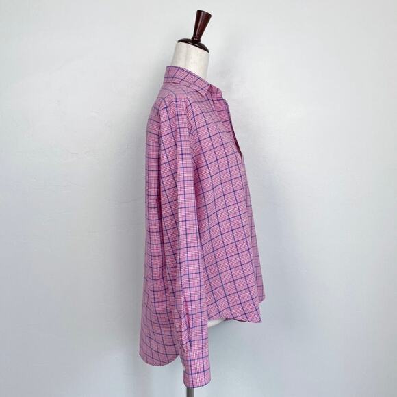 Frank & Eileen Italian Cotton Plaid Eileen Relaxed Fit Button-Up Shirt - Picture 6 of 11